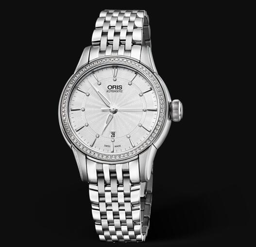 Review Oris Artelier Date Diamonds 31mm Replica Watch 01 561 7687 4951-07 8 14 77 - Click Image to Close
